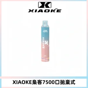 XIAOKE梟客7500Puffs跑馬燈拋棄式電子煙 可發光一次性